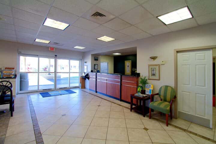 Interior entrance